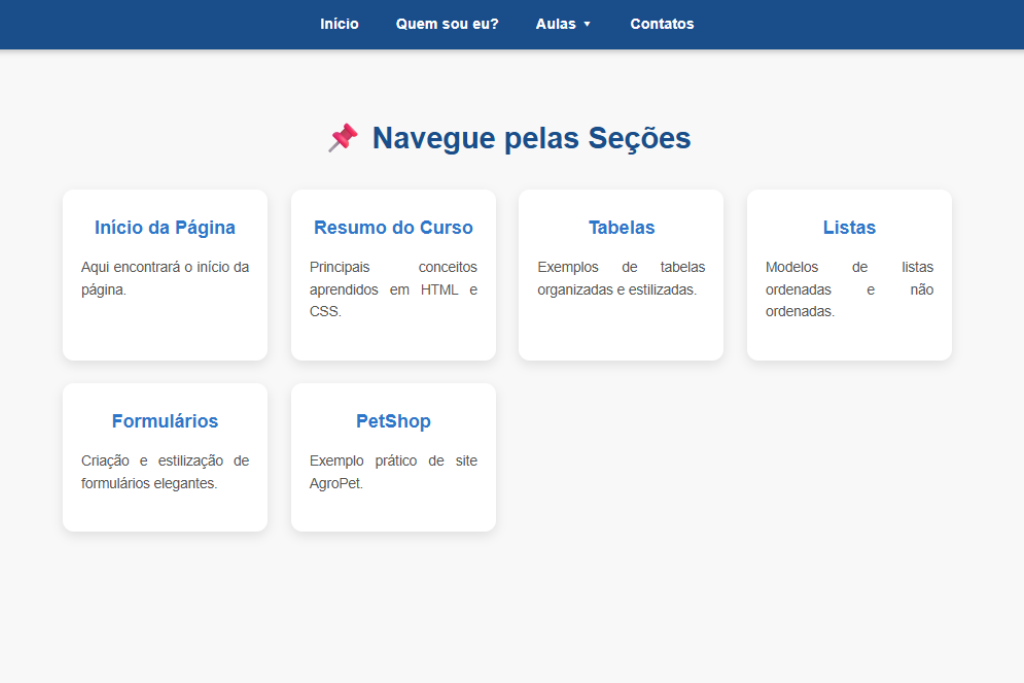 Projeto Cards